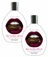 2 Bottles Brown Sugar Black Chocolate Addiction Tanning Lotion w/Bronzer... - $79.87 CAD