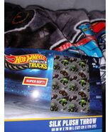 HOT WHEELS MONSTER TRUCKS Plush Throw 50"x 70" New - $30.57