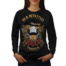 Bandido Tequila Rose Jumper Mexico Gun Women Sweatshirt - $18.99