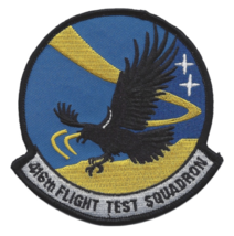 4&quot; AIR FORCE 416TH FLIGHT TEST SQUADRON F-35 EMBROIDERED PATCH - £22.81 GBP