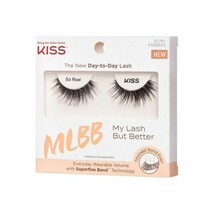 KISS My Lash But Better, False Eyelashes, &#39;So Real&#39;, 12 mm, Includes 1 P... - $13.95 CAD