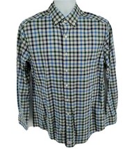 Vineyard Vines Slim Fit Murray Shirt Blue Plaid Size M Long Sleeve Button Up - £19.97 GBP