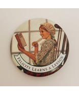 FELICITY Learns A Lesson American Girl Collectible Pin Button 1995 Pleas... - $22.55 CAD