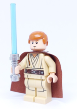 Lego Star Wars Obi Wan Kenobi Minifigure Jedi 2014 Episode 1 75058 75092... - £20.66 GBP