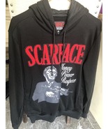 Scarface Reason Hooded Black Sweatshirt Money Power Respect  Size Small - $48.11