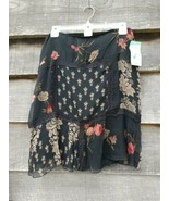 Laundry Nordstrom Fashion 100% Silk w/Lace Skirt Lined Sz 10 New With Ta... - £39.66 GBP