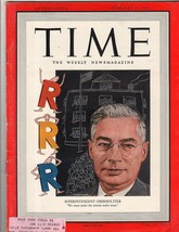 Time Magazine 1950, February 20, Superintendent  Oberholtzer, Price of Health - £20.85 GBP