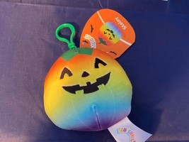 Staley The Jack O Lantern Clip Squishmallows 3.5&quot; Kelly Toys 2022 NWT Pumpkin - £9.52 GBP