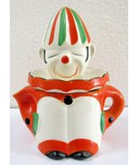 Vintage Takito Figural Orange and Green Hand Painted Clown Juicer  - $107.18 CAD
