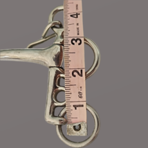 Stainless Steel English Pelham Bit 5" Short Shank Broken Mouth image 6