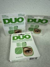 3 pack Lot Duo Brush on Striplash Adhesive white/clear for Strip Lashes ... - $13.98