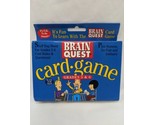 Brain Quest Card Games Grades 5 And 6 Rummy Go Fish Solitare  - $21.37