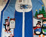 Daisy Kingdom Tuxedo Junction Vest Christmas Snowman Penguin cut and sew... - $15.88