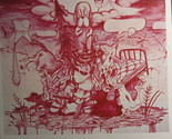 Modern Artist 11.5&quot; x 9.75&quot; Bookplate Print: Manuel Ocampo - Holocaust S... - £2.76 GBP