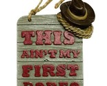 Midwest-CBK This Ain&#39;t My First Rodeo Christmas Ornament NWTS - £6.70 GBP
