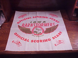 Iowa Barnstormer Football Team Official Scoring Cloth Scarf, Red Baron P... - $7.95