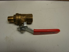 DYNAQUIP CONTROLS 1/4&quot; forged brass ball valve VMH2.P9 1/4&quot; male/female - $8.91