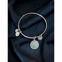 Silver bracelet/Alex and Ani/initial m vintage bracelet - £14.01 GBP