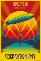 Led Zeppelin Poster Celebration Day - $495.35 MXN