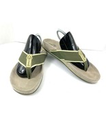 Reef Flip Flop Sandals Men 9 M Shoes Green Grey Toe Thong Outdoor Beach ... - $359.91 MXN