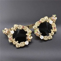 Baroque  Style Jewel High Fashion Woman Sunglasses - $29.99