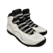 Nike Air Jordan 10 X Retro GS Steel Grey 2005 Size 6.5Y 310806-101 Sneakers - £47.09 GBP