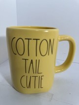 Rae Dunn Easter &quot;Cotton Tail Cutie&quot; Mug Yellow Artisan Collection 16 oz - £13.44 GBP