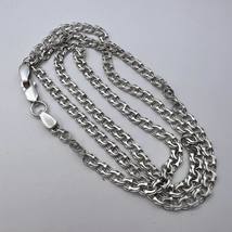 Vintage Sterling Silver 925 Women&#39;s Men&#39;s Jewelry Chain Necklace Marked ... - £88.67 GBP