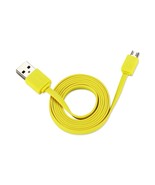 REIKO TANGLE FREE MICRO USB DATA CABLE 3.3FT IN YELLOW - $82.04 CAD