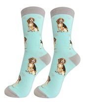 Beagle Socks Full Body Fun Novelty Dress Casual Unisex SOX Puppy Pet  - $11.34