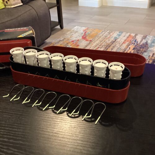 Primary image for Vtg Clairol Time Saver Heated Curlers Rollers Travel Portable Quick Heat 8 Clips