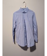 Angelo Litrico Blue Dress Shirt, Large 41-42, Button Down Shirt, Long Sleeve - $9.89