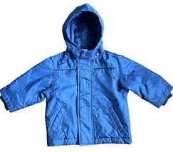 Gymboree 18-24 Months Winter Coat Jacket Hooded Boy Blue - £11.13 GBP