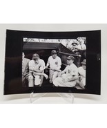 Babe Ruth Vintage 4x6 Photograph Handing Bat 4x6 Rare - $7.42