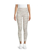 Time &amp; Tru Women&#39;s High Rise Pull On Sueded Leggings X-LARGE Gray Camo New - £11.19 GBP