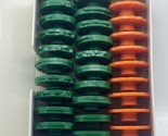 Lot of 30 Kenmore sewing machine pattern cams Green and Orange in vinyl ... - $19.99