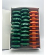Lot of 30 Kenmore sewing machine pattern cams Green and Orange in vinyl ... - £15.63 GBP
