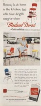 1951 Print Ad Masland Duran All-Plastic Upholstery Chairs,Stools Philadelphia,PA - £14.05 GBP