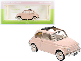 1968 Fiat 500L Pink with Special BIRTH Packaging &quot;My First Collectible Car&quot; 1/18 - $87.99