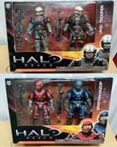 McFarlane Halo Reach Series 1: UNSC Trooper 2-pack &amp; Spartan Hazop 2-pack - £126.29 GBP