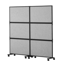 VEVOR Room Divider, 2-Panel Office, Noise-Reducing Privacy Partition, Li... - €210,58 EUR