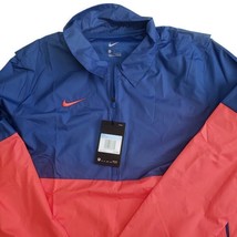 Nike Player Mens M Half Zip Football Lightweight Jacket CI4474-480 Blue ... - £29.30 GBP