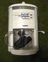 Vintage Cuisinart Iced Cappuccino and Hot Espresso machine from 1997 - $32.95