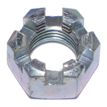 1/2&quot;-20 Zinc Plated Steel Fine Thread Castle Hex Nuts (8 pcs.) - $16.91