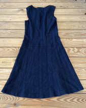 Theory Women’s Sleeveless Front Zip Dress Size 2 Black E5 - £30.92 GBP