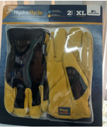 HydraHyde Leather Work Gloves Puncture Resistant Water Resistant /XL / 2... - $357.19 MXN