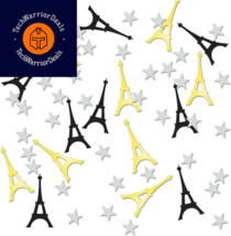 Beistle Eiffel Tower Confetti Table Decoration One Size, Black/Gold/Silver  - £13.26 GBP