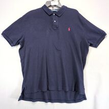Vtg Polo Ralph Lauren Navy Polo Shirt Men's XL Short Sleeve Red Pony Y2K... - $20.00