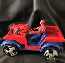 1995 Toybiz Spiderman ATV Jeep &amp; Action Figure - £27.65 GBP