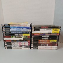 Playstation 2 lot untested 25 games bundle Music Guitar Hero Action Cond Varies - £44.44 GBP